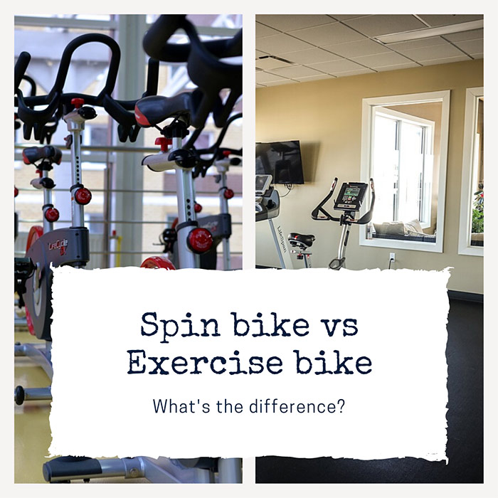 spin bike vs cyclette